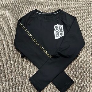 Brand new size small black athletic top